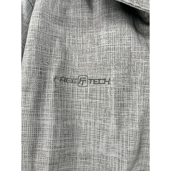 Free Tech Jacket Men's Size Large Softshell Zip Pockets Gray Blended Fabric - Picture 4 of 10